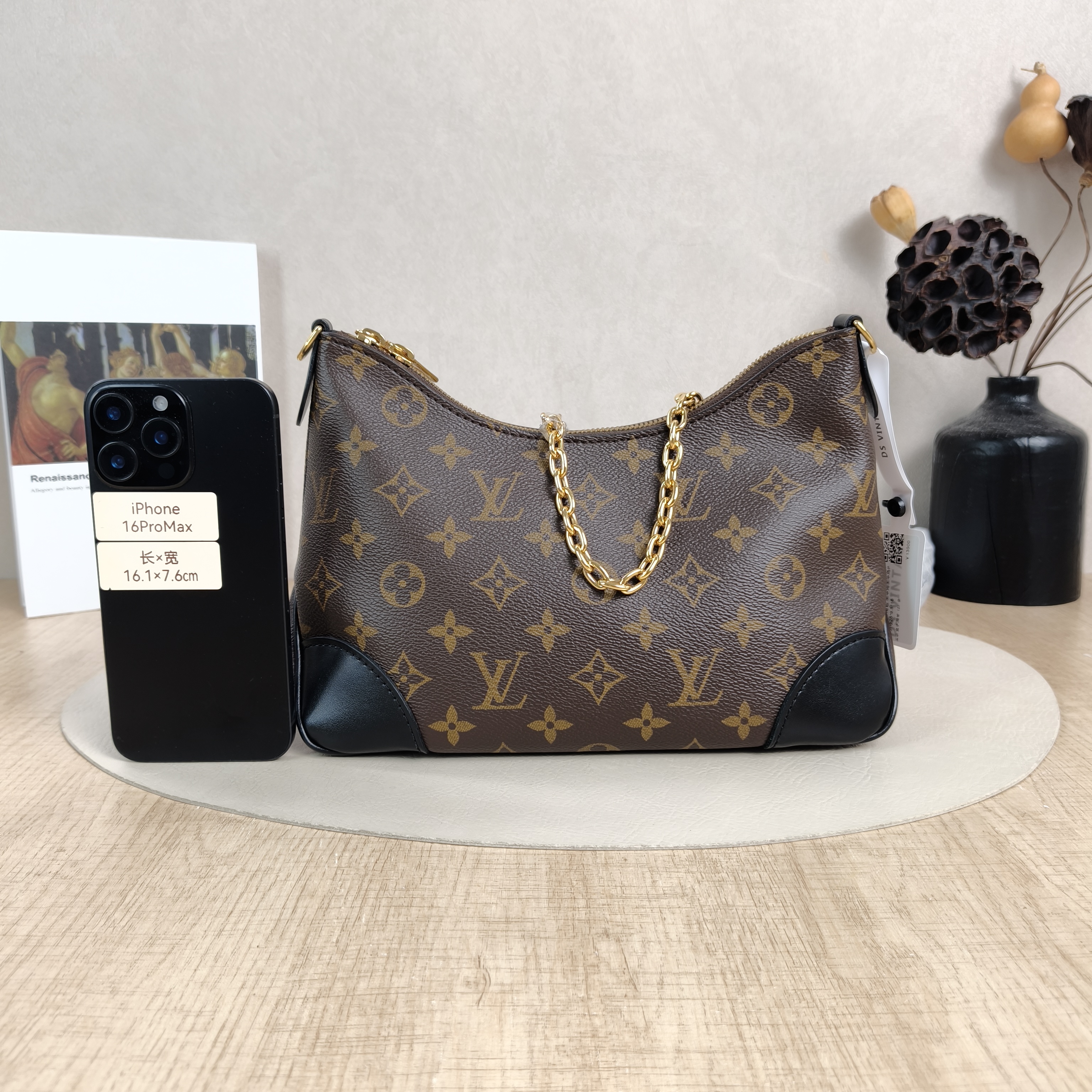Louis Vuitton Crossbody Bag Boulogne PVC Small26 × 9.5 × 16 cm — cover view 4 of 6