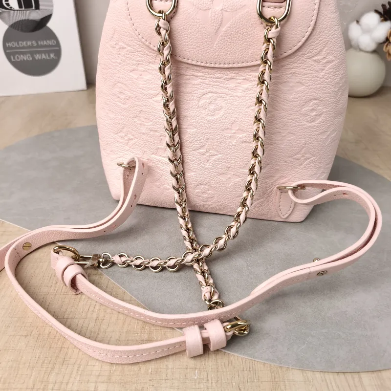 Louis Vuitton Backpack Backup Backpack Pink Calfskin One Size 20 × 14 × 22 cm — detail view 14 of 14