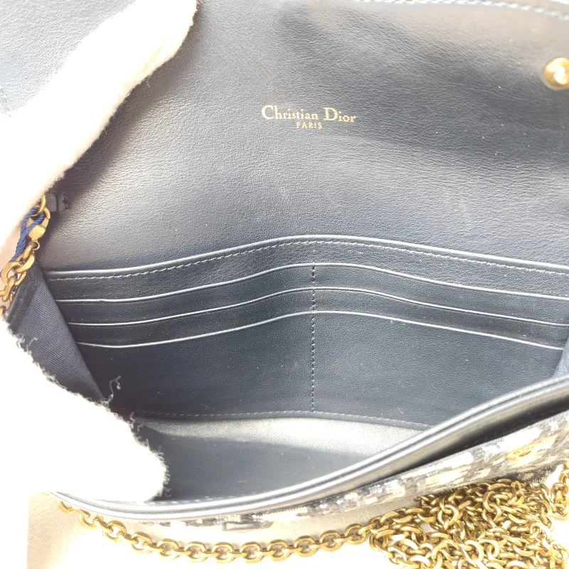 DIOR Crossbody Bag woc Blue Canvas Small 19 × 3 × 11.5 cm — detail view 1 of 10