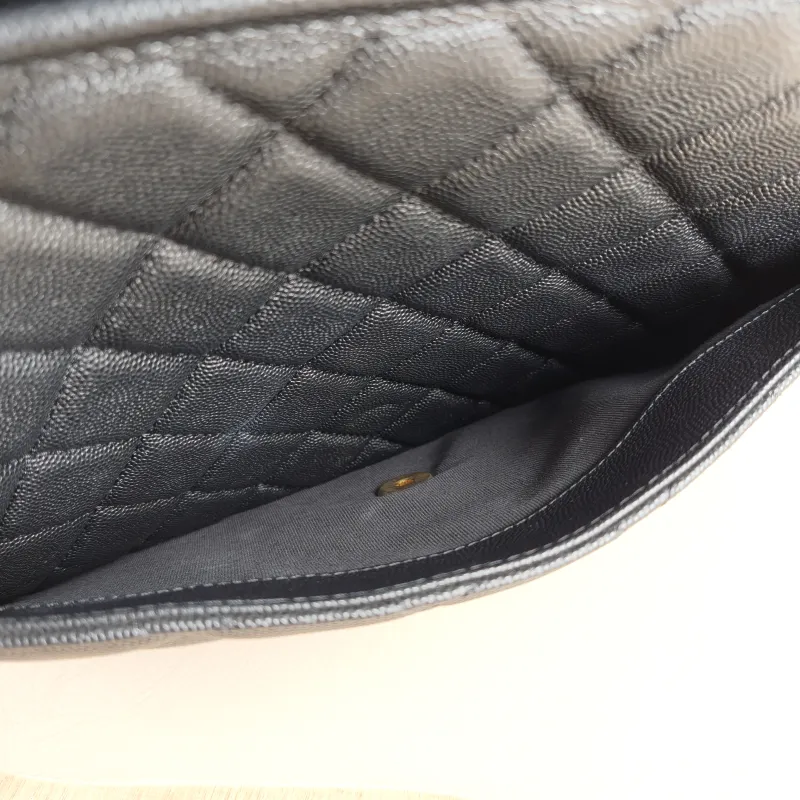Chanel Backpack Backpack Black with Gold-Tone Hardware Grained Calfskin One Size 31 × 10 × 21 cm — detail view 12 of 14