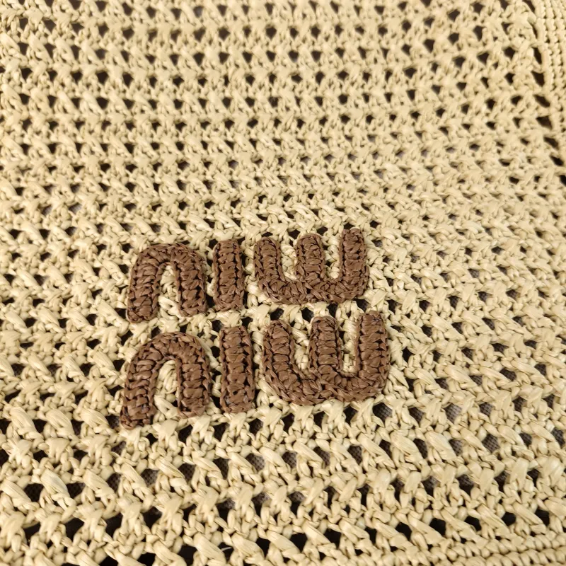 Miumiu Top Handle Bag Top Handle Bag Woven One Size 40 × 10 × 37 cm — detail view 4 of 12