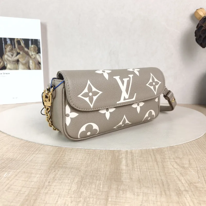 Louis Vuitton Crossbody Bag IVY Monogram Empreinte Embossed Calfskin Small 23.5 × 4.3 × 12 cm — cover view 3 of 6
