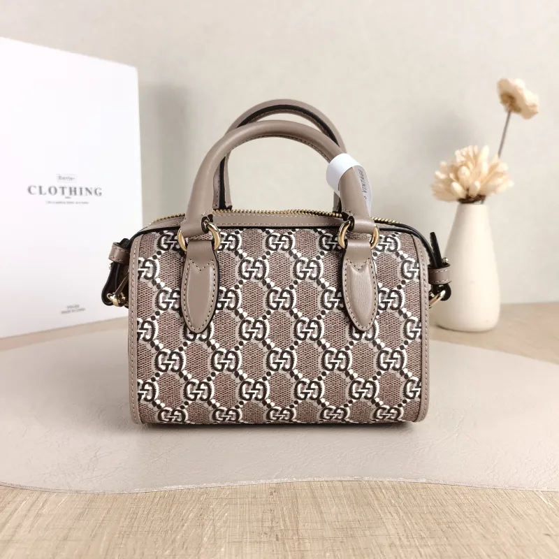 GUCCI Crossbody Bag GG Emblem Crossbody Bag nano 16.5 × 8 × 10 cm — cover view 5 of 6