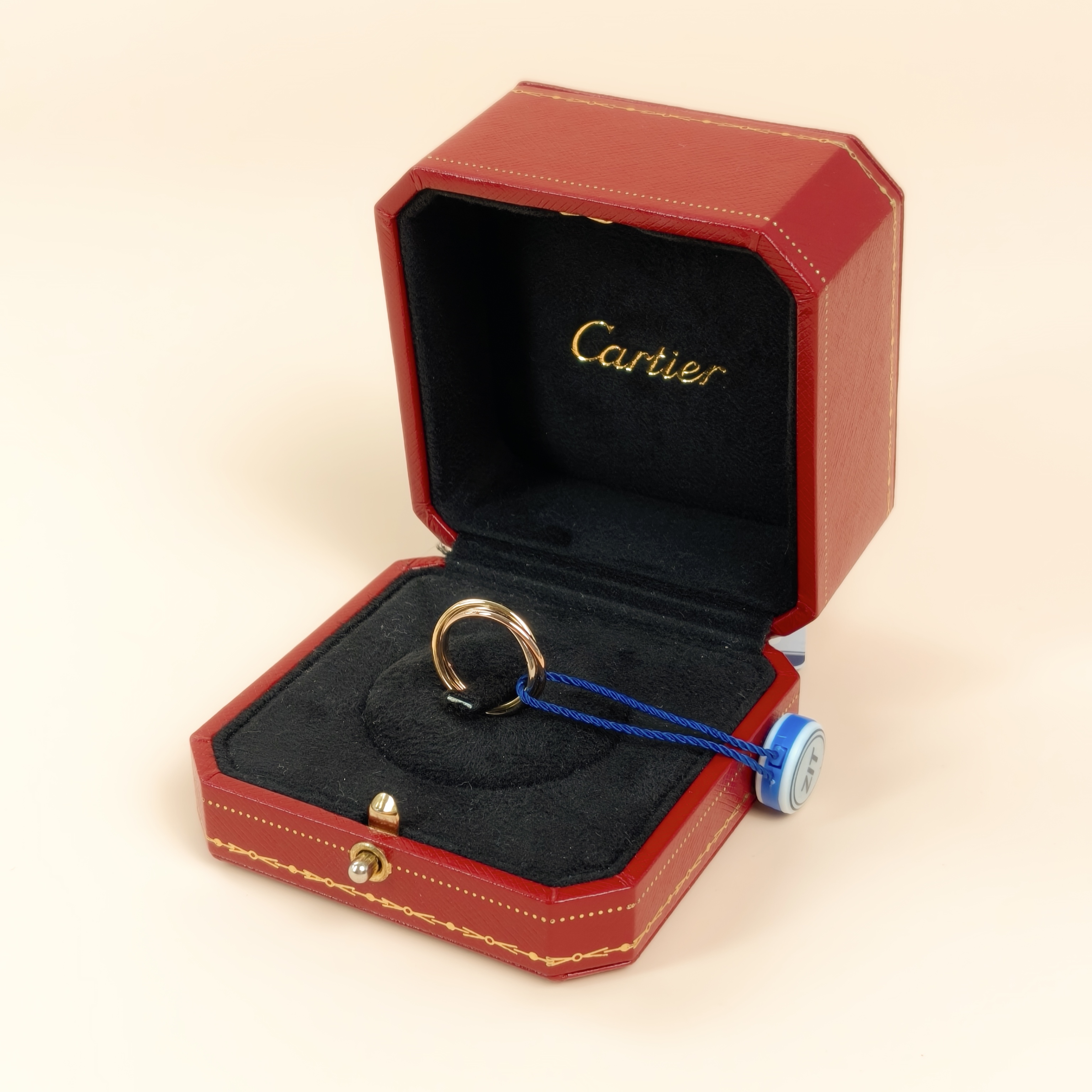 CARTIER Ring Trinity Collection Ring Edition White Gold Yellow Gold Rose Gold18KW hite Gold Yellow Gold Rose Gold One Size46 — cover view 3 of 6