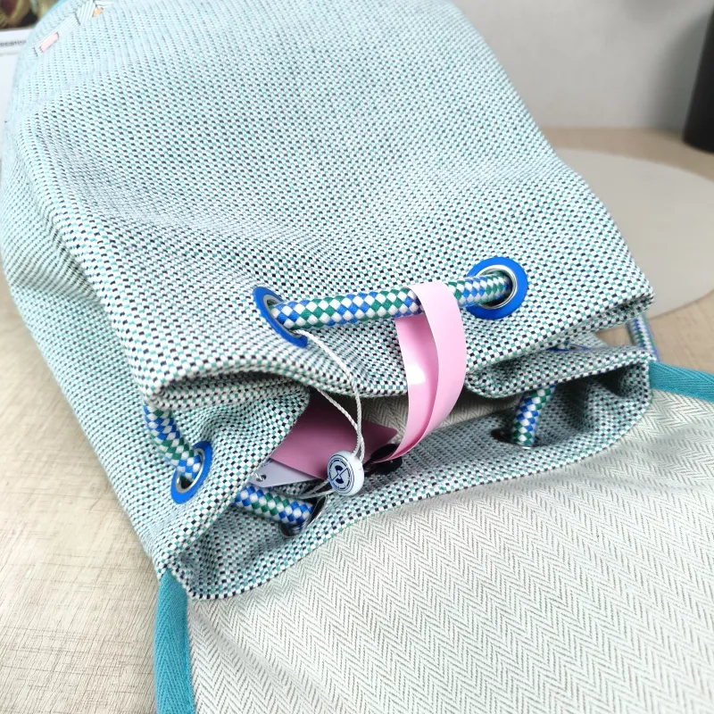 Hermès Backpack Backpack Green Canvas One Size23 × 15 × 30 cm — detail view 10 of 11