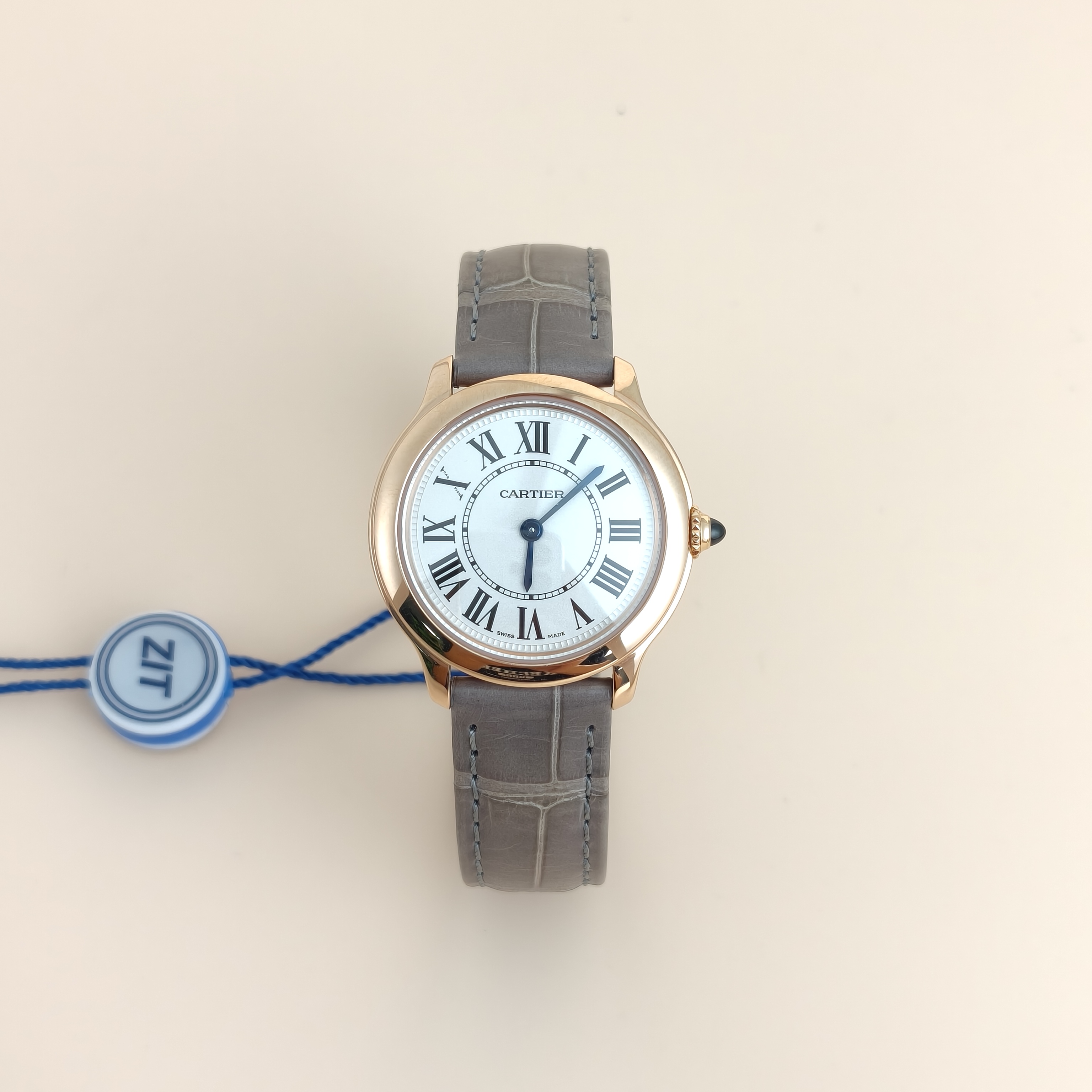 CARTIER Watch RONDE DE Collection Watch White18KR ose Gold One Size White29