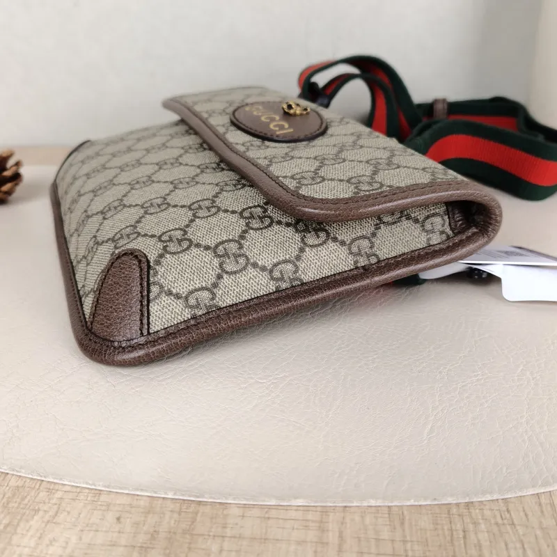 GUCCI Crossbody Bag Neo Vintage Belt Bag Monogram PVC Medium 24 × 4 × 17 cm — detail view 11 of 11