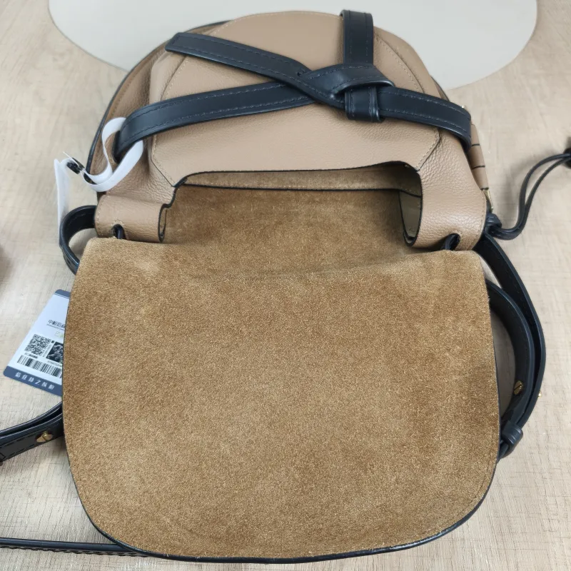 LOEWE Crossbody Bag Gate Brown Black Calfskin Medium25 × 11.5 × 19 cm — detail view 13 of 13