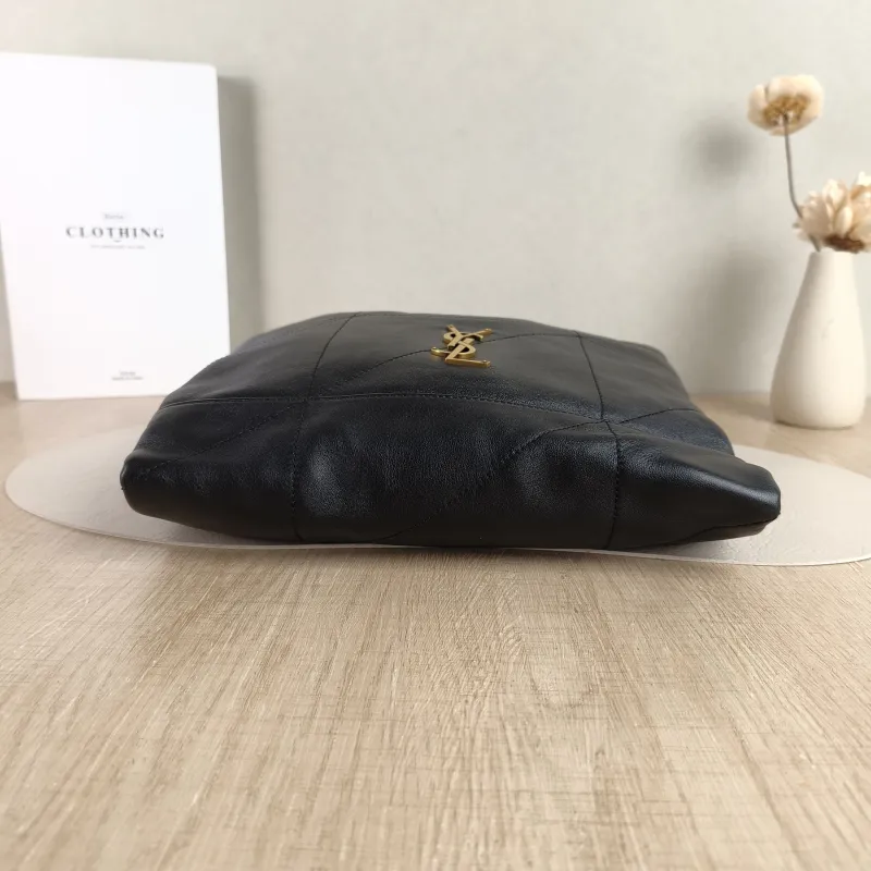 SAINT LAURENT Crossbody Bag JAMIE POCHON Black Lambskin Medium 27 × 3 × 34 cm — cover view 3 of 5