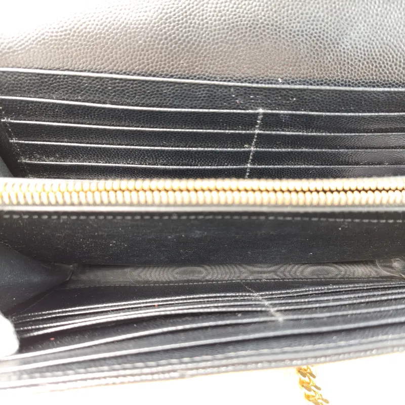 SAINT LAURENT Crossbody Bag CASSANDRE ENVELOPE Black Calfskin One Size22.5 × 4 × 14 cm — detail view 1 of 11