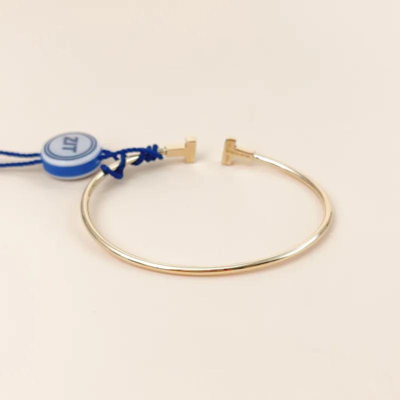 Tiffany&Co. Bangle T Collection T Yellow Gold Yellow Gold 18KY ellow Gold One Size15.4cm — cover view 3 of 8