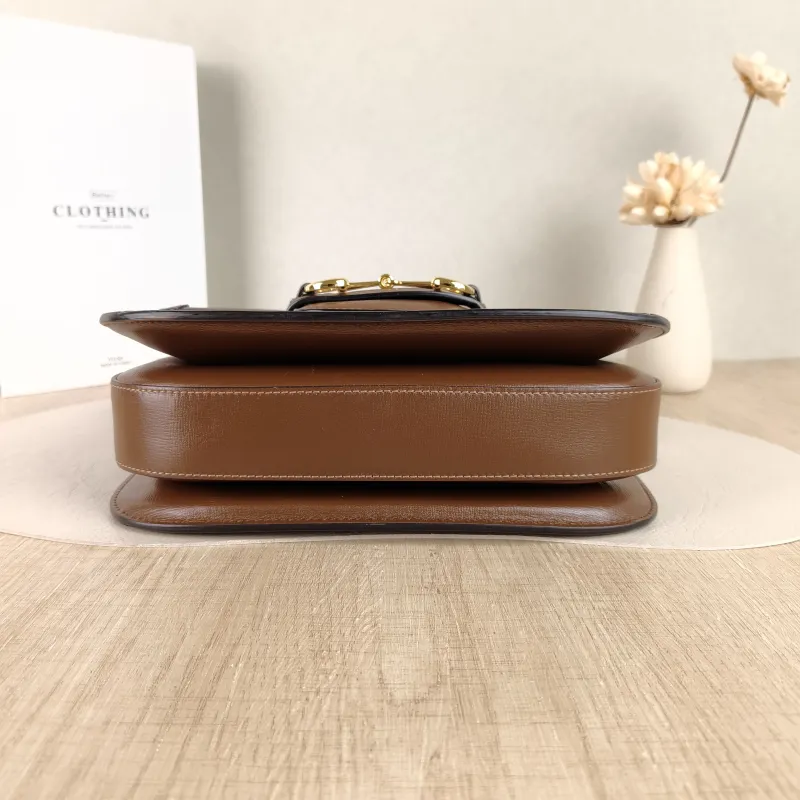 GUCCI Shoulder Bag Horsebit 1955 Horsebit Medium Monogram PVC Medium 25 × 8 × 18 cm — cover view 5 of 5