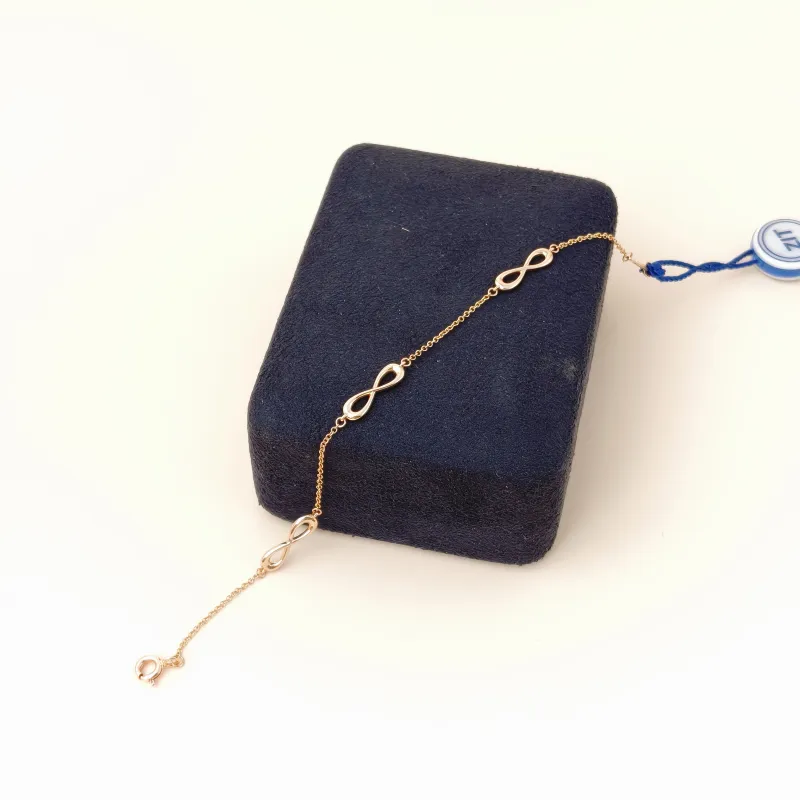 Tiffany&Co. Bracelet Infinity Collection Endless Bracelet Rose Gold 18KR ose Gold One Size16.5cm — cover view 6 of 11