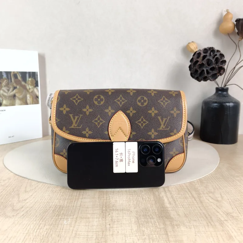 Louis Vuitton Crossbody Bag Diane Baguette Bag Shoulder Strap PVC Small24 × 9 × 15 cm — cover view 4 of 5