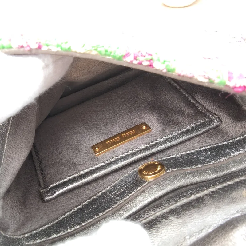 Miumiu Shoulder Bag Green 20 × 5.5 × 14 cm — detail view 6 of 12