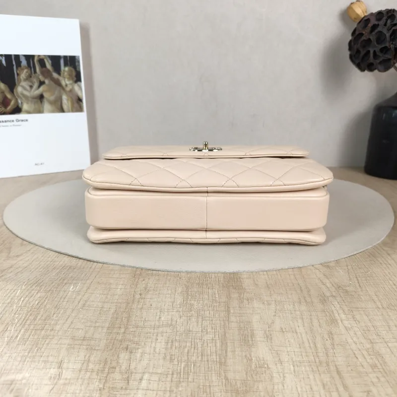 Chanel Crossbody Bag Trendy CC Beige Lambskin Small 25 × 12 × 17 cm 31 — cover view 3 of 5
