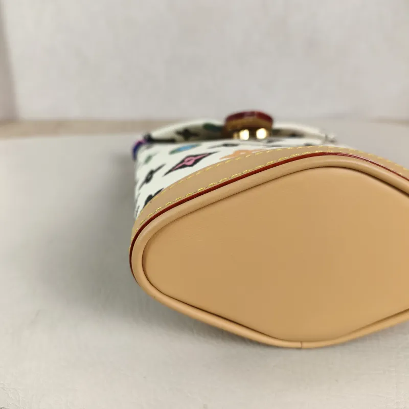 Louis Vuitton Crossbody Bag ENVELOPE POUCH Yellow PVC Mini 12.5 × 8.5 × 18 cm — detail view 11 of 13