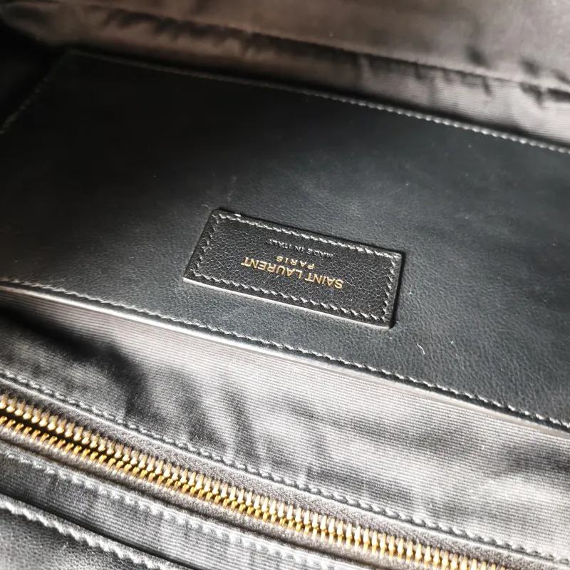 SAINT LAURENT Crossbody Bag Jamie 4.3 Chain Bag Black SL ambskin Medium 29 × 9.5 × 21 cm — detail view 13 of 13