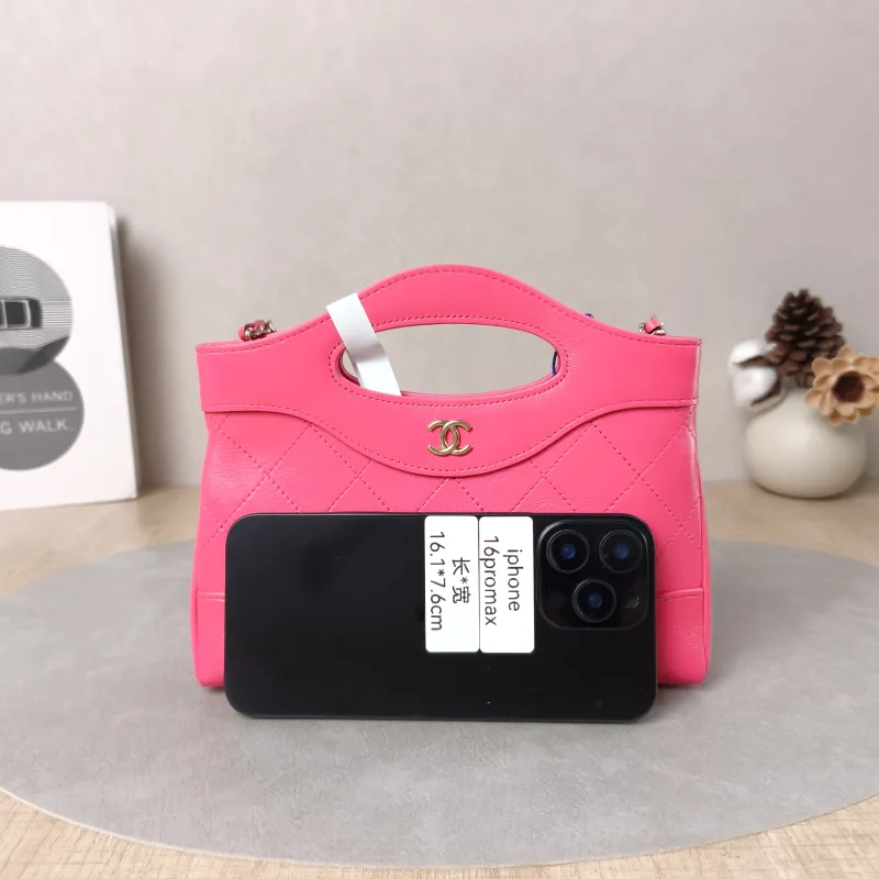Chanel Crossbody Bag31Bag Pink Waxed Leathernano19 × 5 × 12 cm — cover view 4 of 6