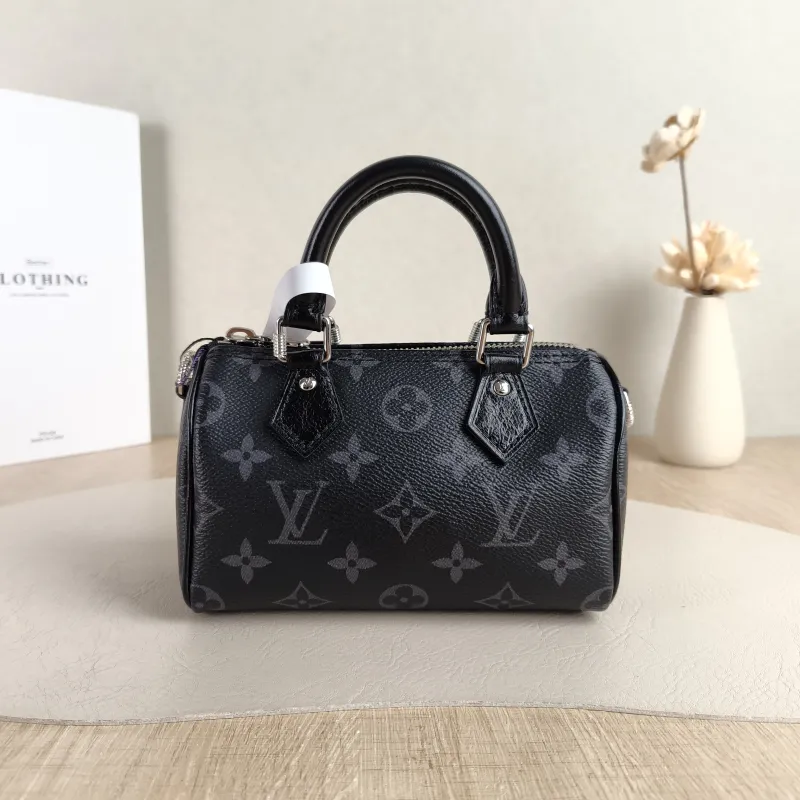Louis Vuitton Crossbody Bag Speedy Nano Monogram PVC nano 16 × 7.5 × 10 cm