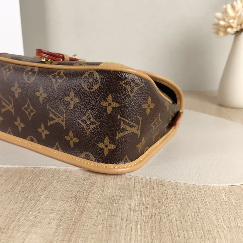 Louis Vuitton Crossbody Bag Diane Baguette Bag Shoulder Strap PVC Small 24 × 9 × 15 cm — detail view 9 of 12