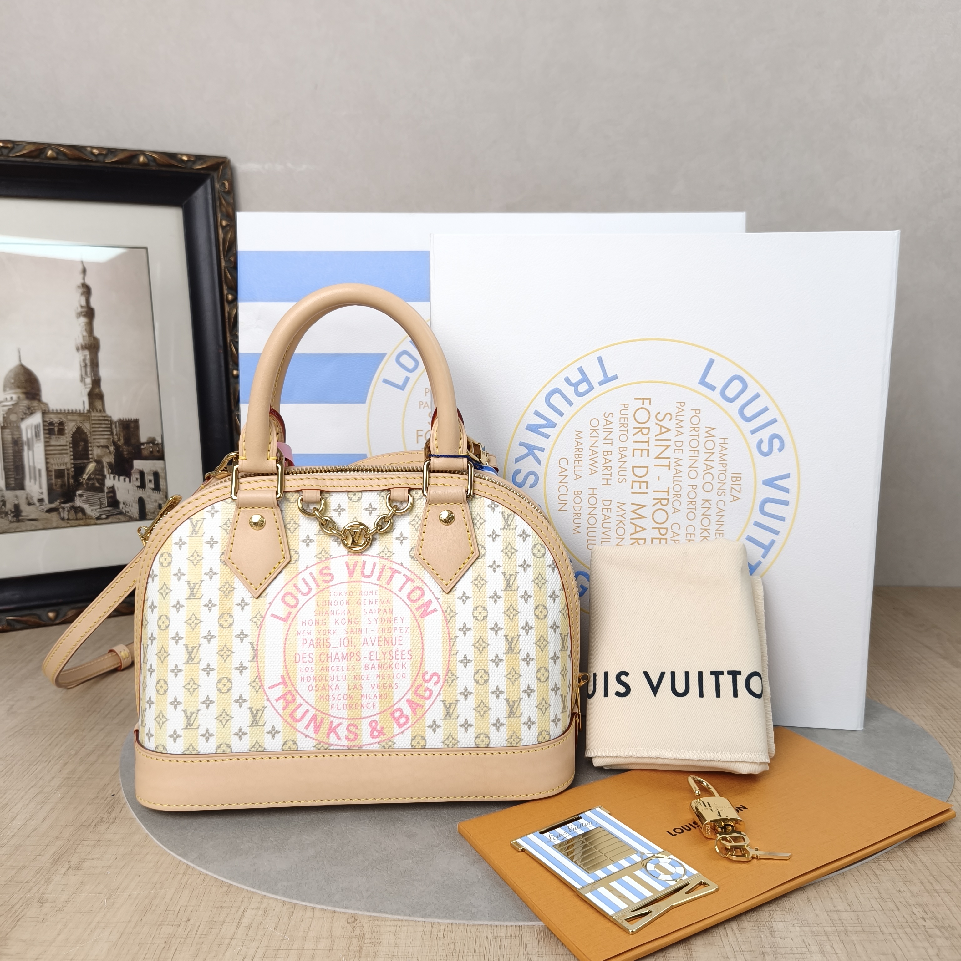 Louis Vuitton Top Handle Bag Alma BB PVCBB23.5 × 11.5 × 17.5 cm — cover view 3 of 6