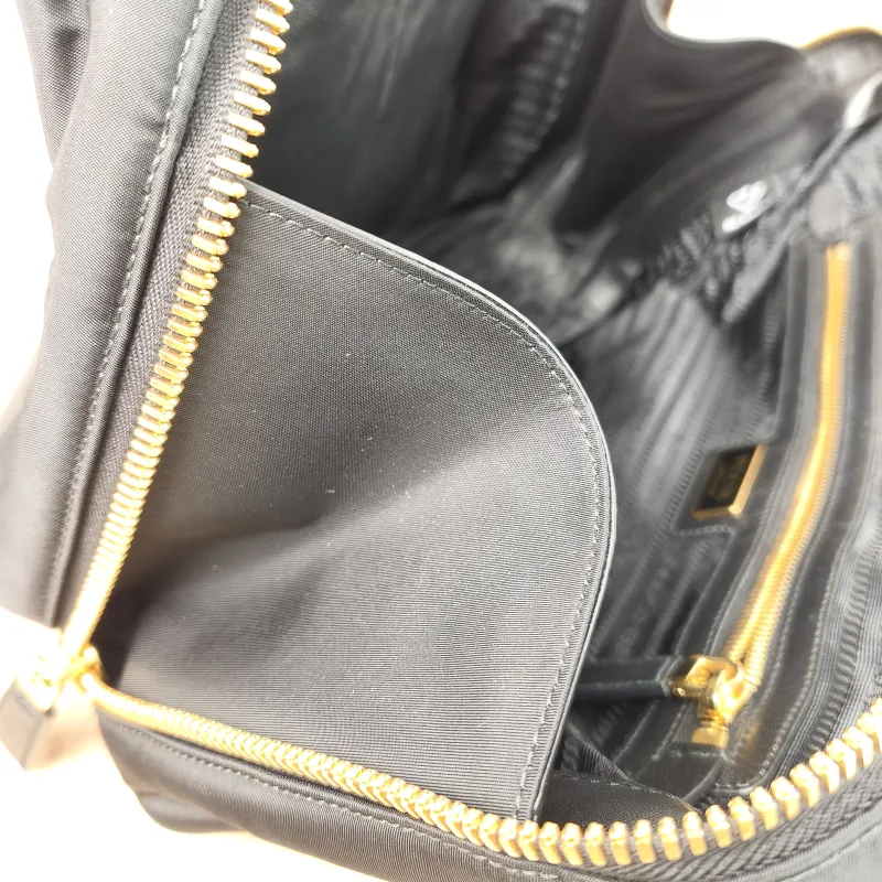 PRADA Top Handle Bag Black Nylon One Size 35 × 9 × 21 cm — detail view 4 of 13