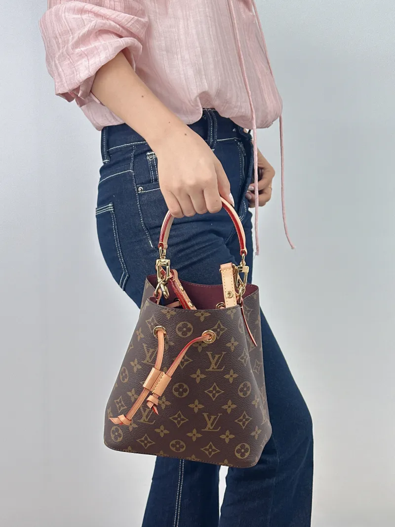 Louis Vuitton Crossbody Bag NÉONOÉ Bucket Bag BB Monogram PVC BB 20 × 13 × 20 cm — on-model view 1 of 2