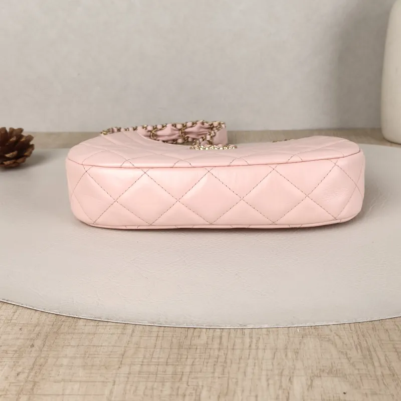 Chanel Shoulder Bag 23k hobo 19 Pink Lambskin 20 × 4.5 × 13 cm — cover view 3 of 5