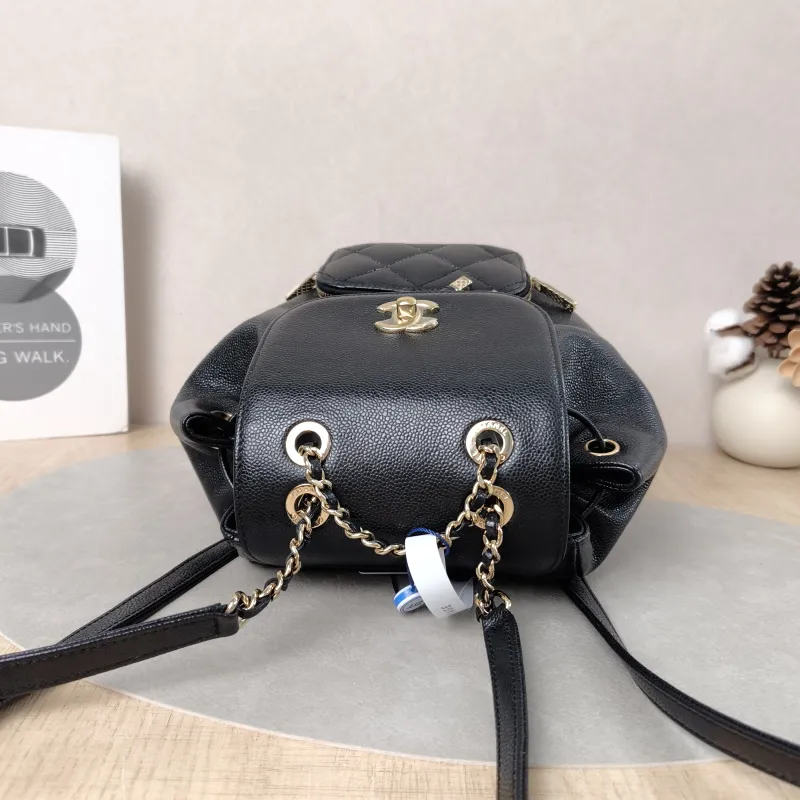 Chanel Backpackaffinity Backpack Black Calfskin Small20 × 14 × 22 cm — detail view 8 of 14