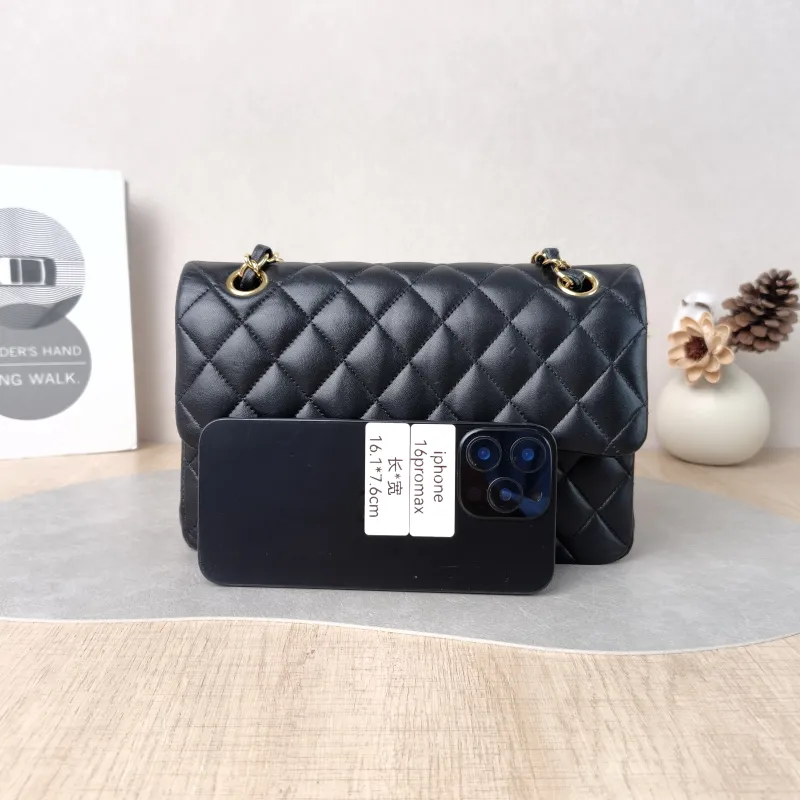 Chanel Crossbody Bag Classic Flap CF Black Lambskin Small23 × 6 × 14.5 cm — cover view 5 of 5