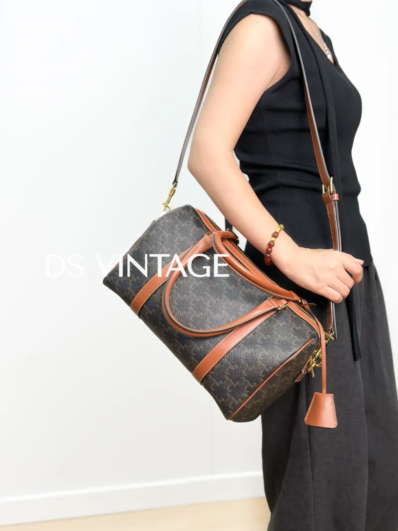 CELINE Crossbody Bag Monogram PVC Large 31 × 17 × 20 cm — on-model view 2 of 4