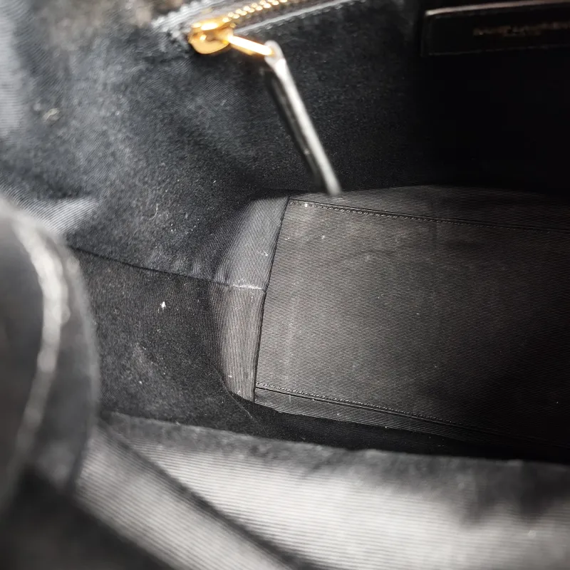SAINT LAURENT Backpack Joe Backpack Black Lambskin One Size 22 × 15 × 29 cm — detail view 10 of 12