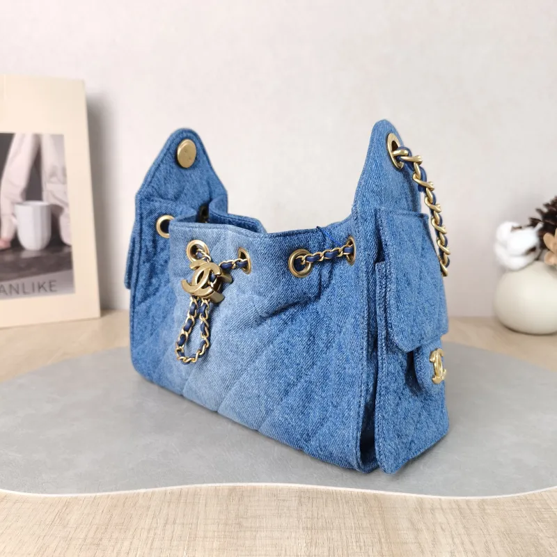Chanel Crossbody Bag 25Bag Blue Mini 22 × 12.5 × 20 cm — cover view 3 of 5