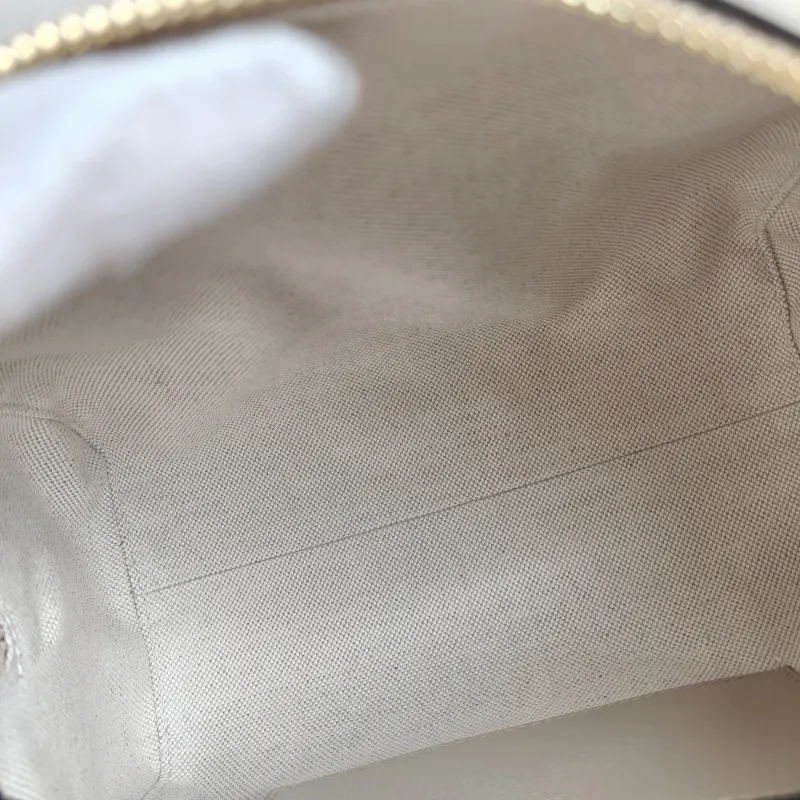 GUCCI Top Handle Bag Ophidia Beige PVC Mini 21.5 × 11.5 × 14 cm — detail view 5 of 14