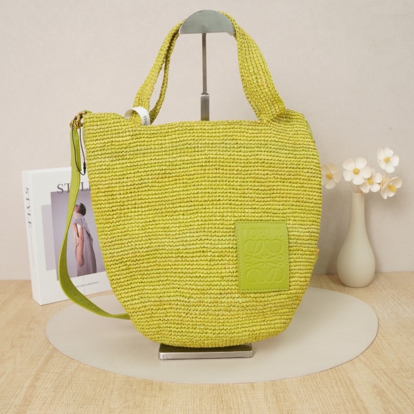 LOEWE Top Handle Bag Green Medium