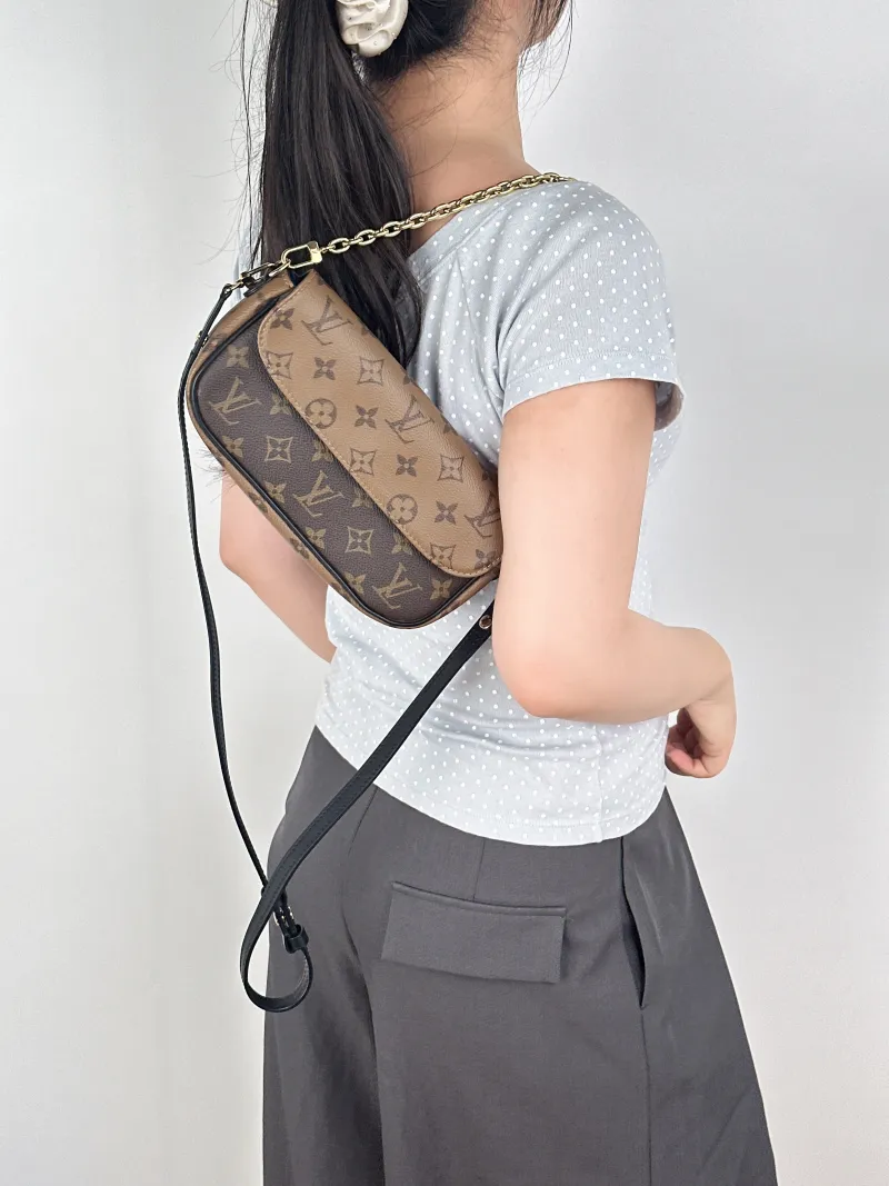Louis Vuitton Crossbody Bag IVY Monogram PVC Small23.5 × 4.3 × 12 cm — on-model view 1 of 2