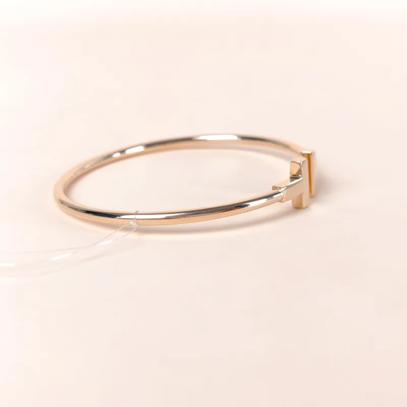 Tiffany&Co. Bangle T Collection T Rose Gold 18KR ose Gold One Size 16.4cm — cover view 5 of 6