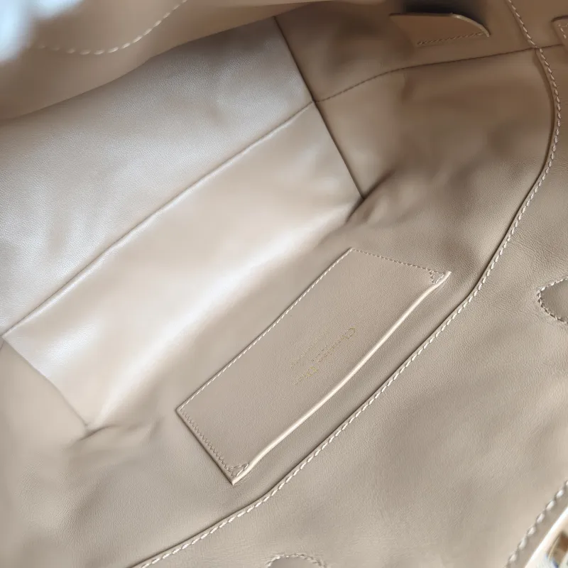 DIOR Top Handle Bag TOUJOURS Edition Brown Calfskin Small 18.5 × 12 × 18.5 cm — detail view 1 of 12