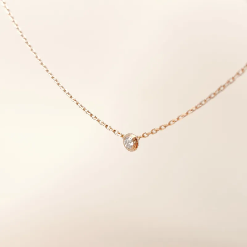 CARTIER Necklace d'Amour Necklace Rose Gold 18KR ose Gold Small 41cm — cover view 5 of 9