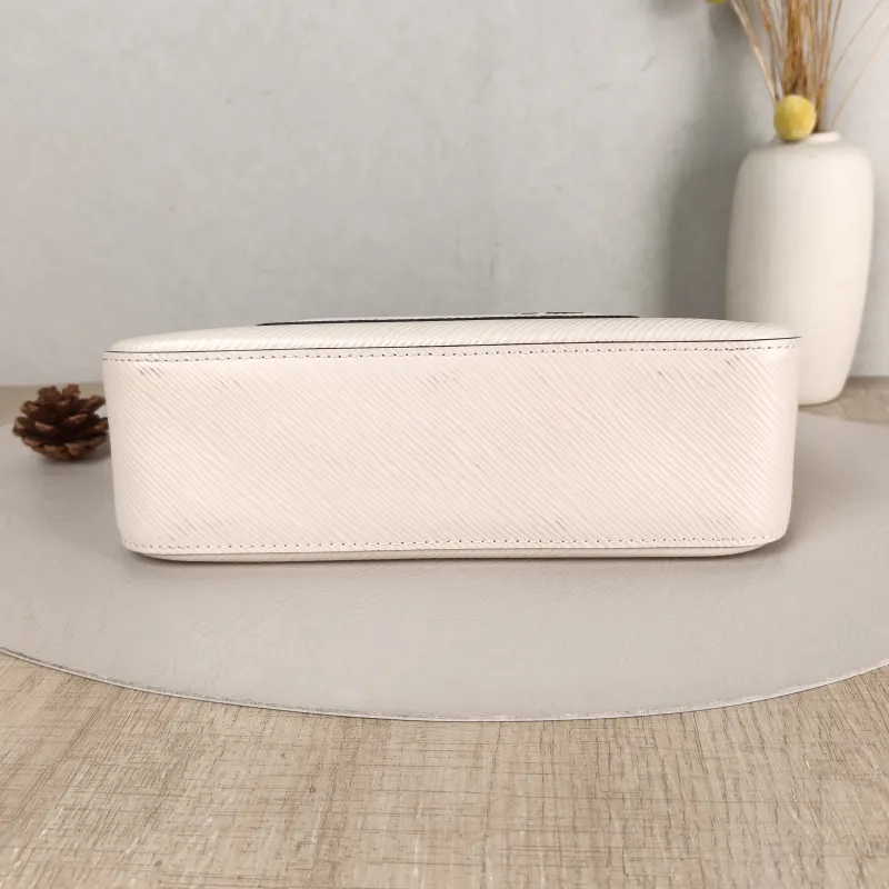 Louis Vuitton Crossbody Bag MARELLE White Epi Embossed Calfskin Small 25 × 8 × 15 cm — cover view 4 of 5