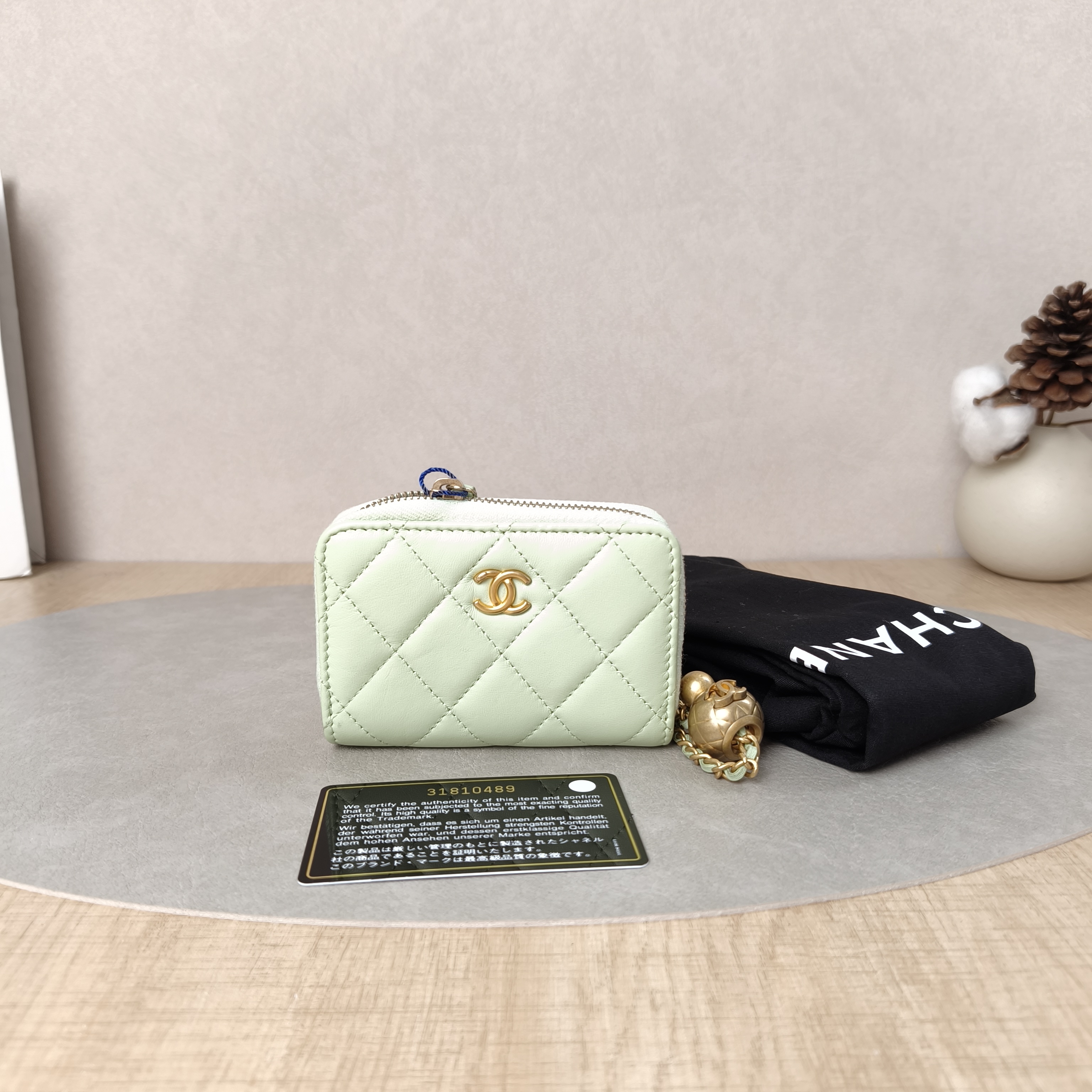 Chanel Crossbody Bag Cardholder Wallet Lambskin 11 × 2 × 7.5 cm — cover view 4 of 5