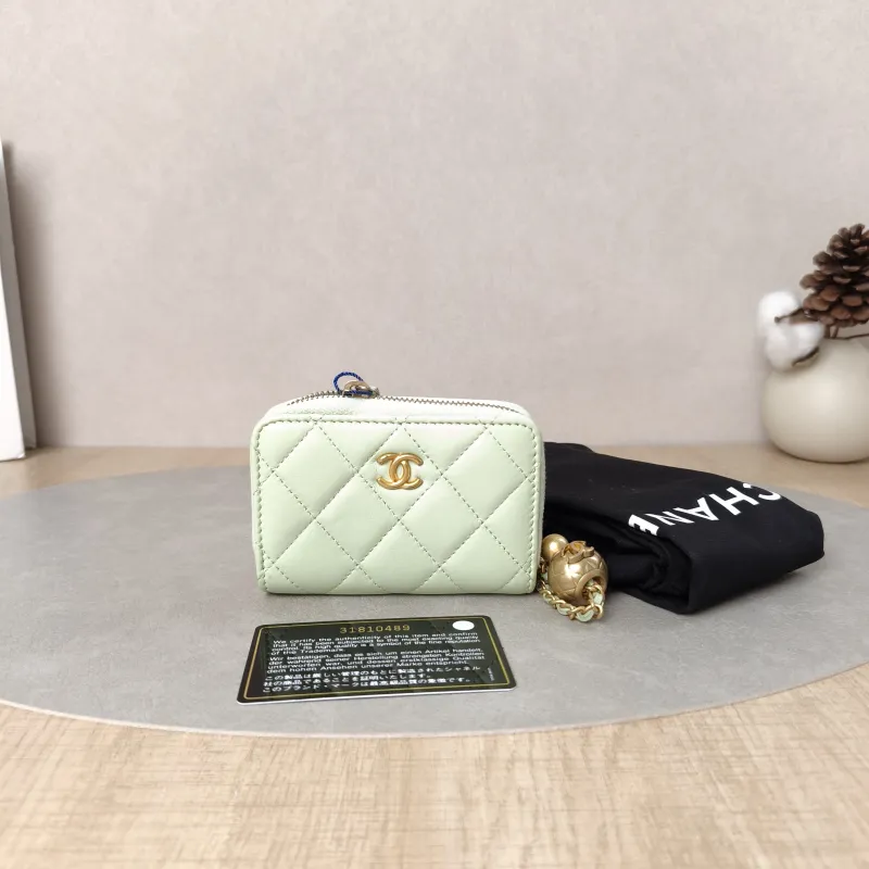 Chanel Crossbody Bag Cardholder Wallet Lambskin 11 × 2 × 7.5 cm — cover view 4 of 5