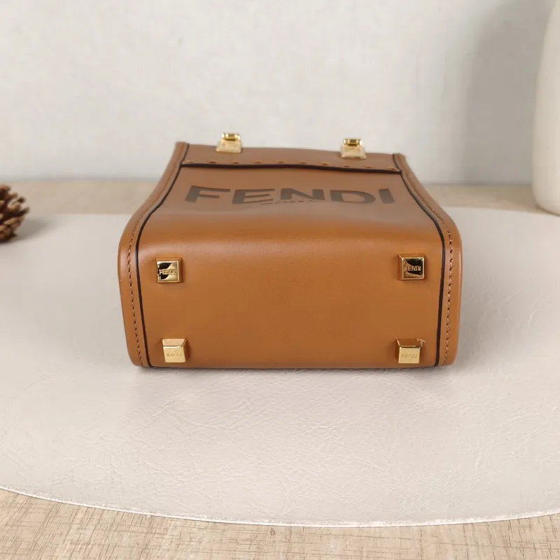FENDI Crossbody Bagsunshine Caramel Calfskinmini13 × 6.5 × 18 cm — cover view 4 of 5