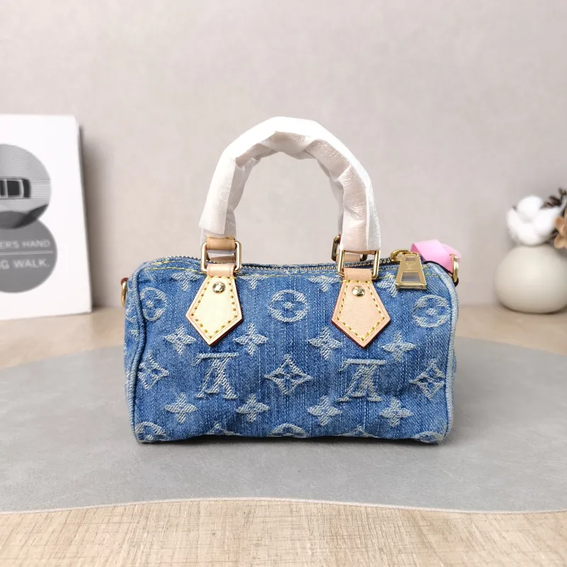 Louis Vuitton Crossbody Bag Speedy Nano Blue Edition nano 16 × 7.5 × 10 cm — cover view 3 of 5