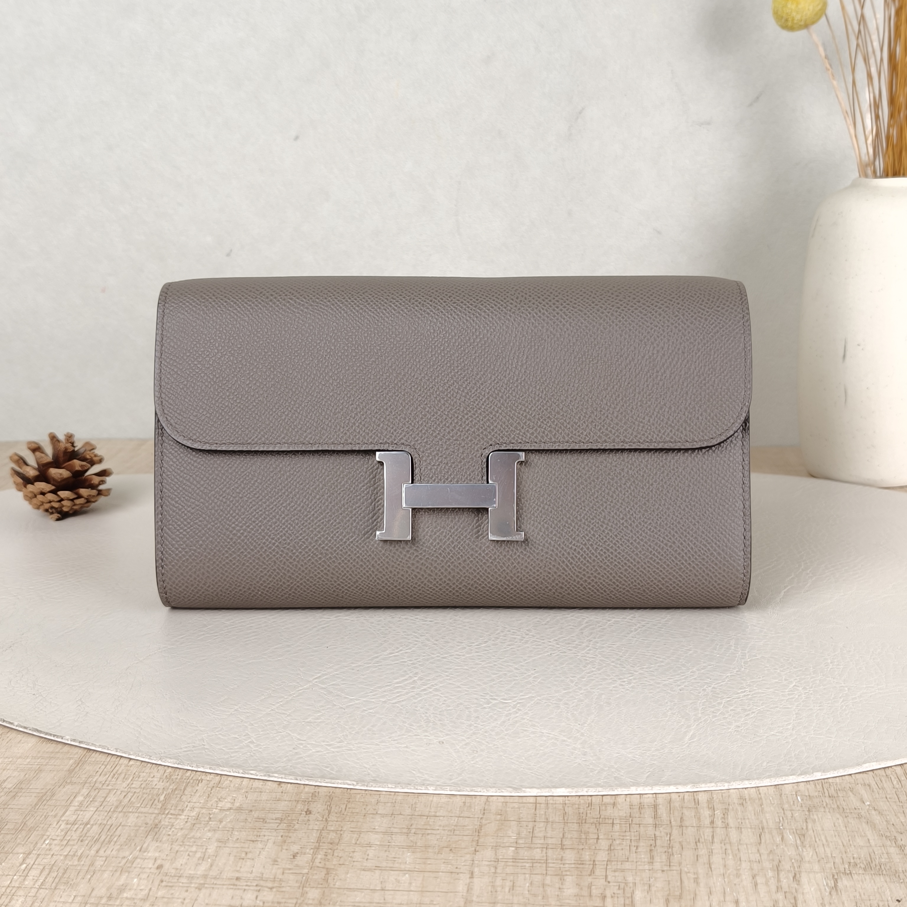 Hermès Crossbody Bag Constance To Go woc Epsom Calfskin One Size20.5 × 2 × 13 cm