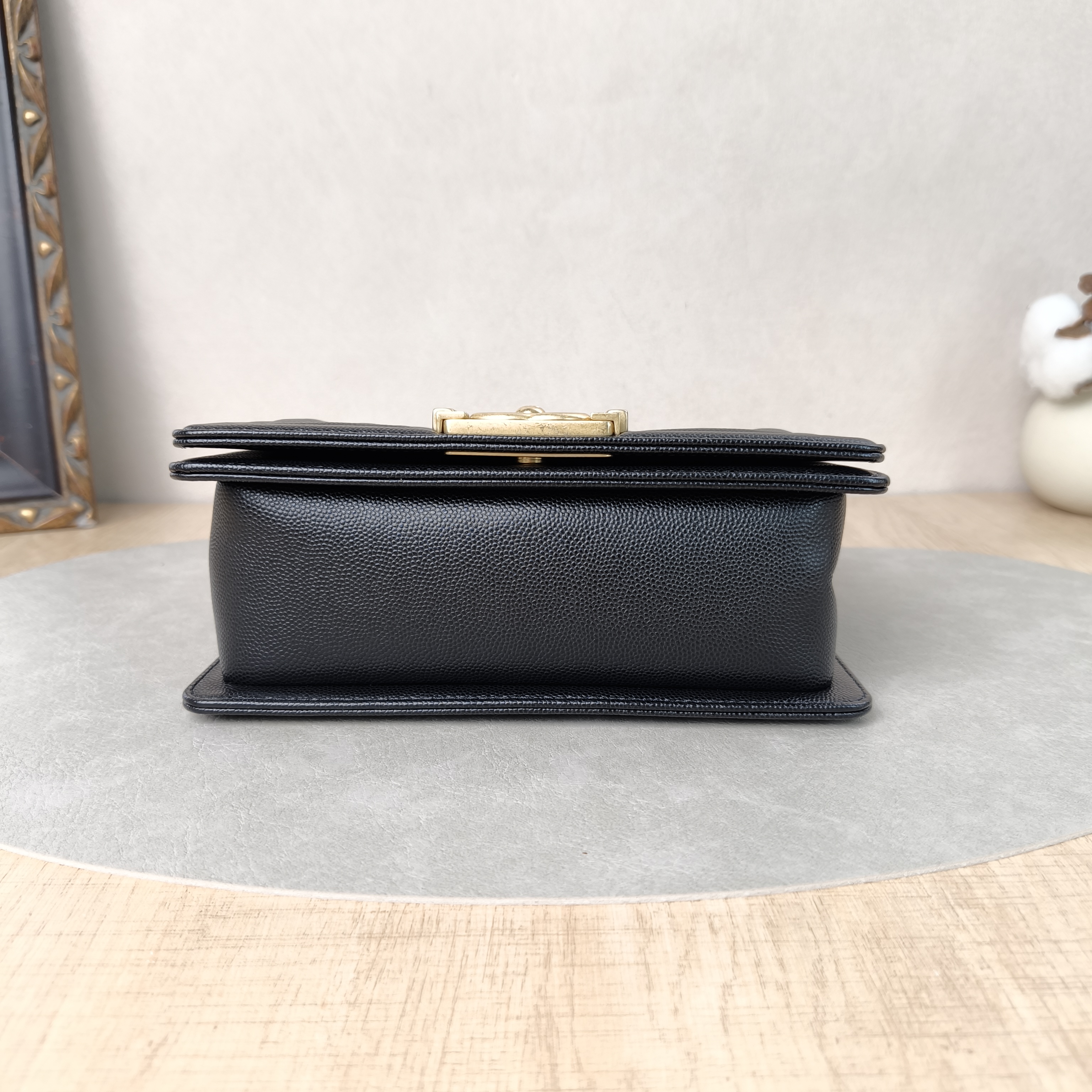 Chanel Crossbody Bag Le BoyBlack Grained Calfskin Small20.5 × 8.5 × 12 cm — cover view 4 of 5