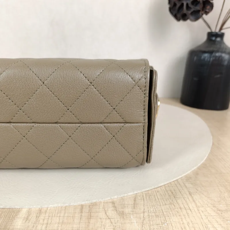 Chanel Crossbody Bag 25Bag Brown Calfskin Mini 22 × 12.5 × 20 cm — detail view 6 of 12