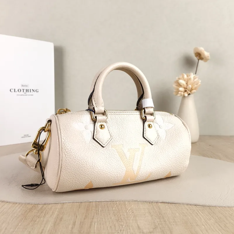 Louis Vuitton Crossbody Bag Papillon · Monogram Empreinte Embossed Calfskin BB 20 × 10 × 10 cm — cover view 2 of 5