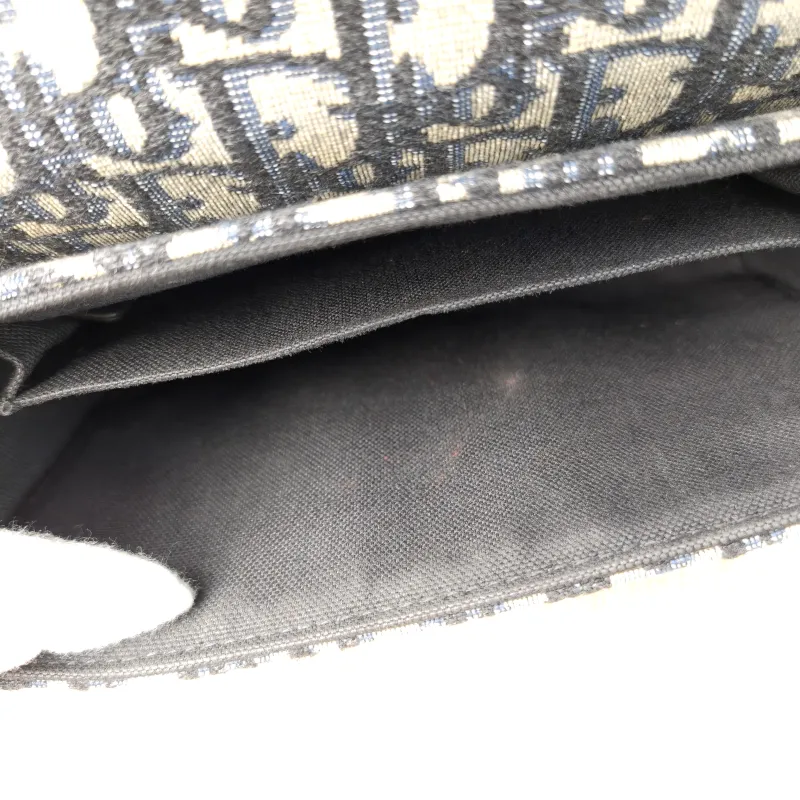 DIOR Crossbody Bag 30Montaigne 30 Box Box Blue Canvas Mini 17.5 × 5 × 11.5 cm — detail view 8 of 11